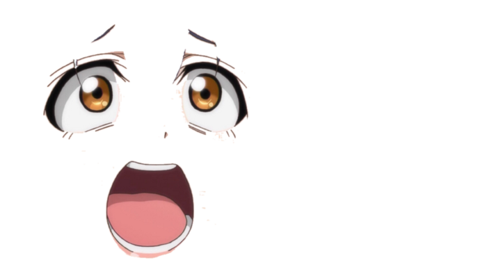 Испуганные глаза аниме