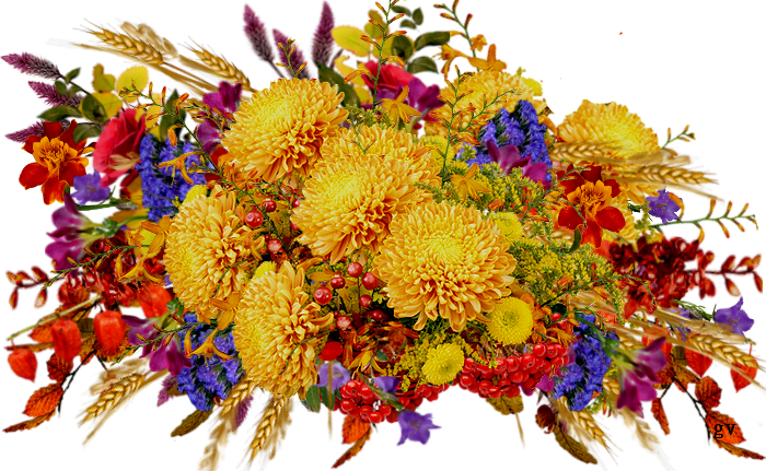 Осенний букет клипарт