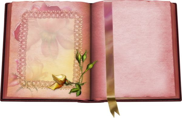 Рамка в виде книги