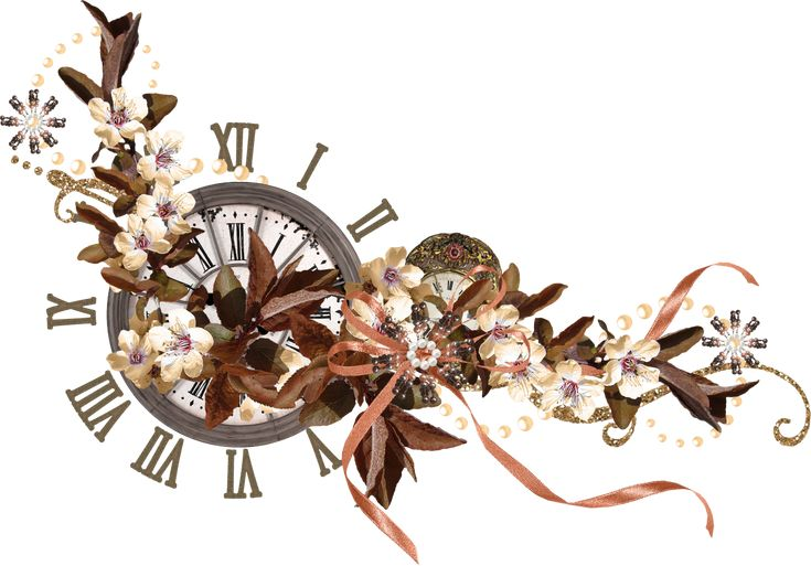 Цветочные композиции на прозрачном фоне