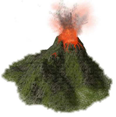 Вулкан иллюстрация