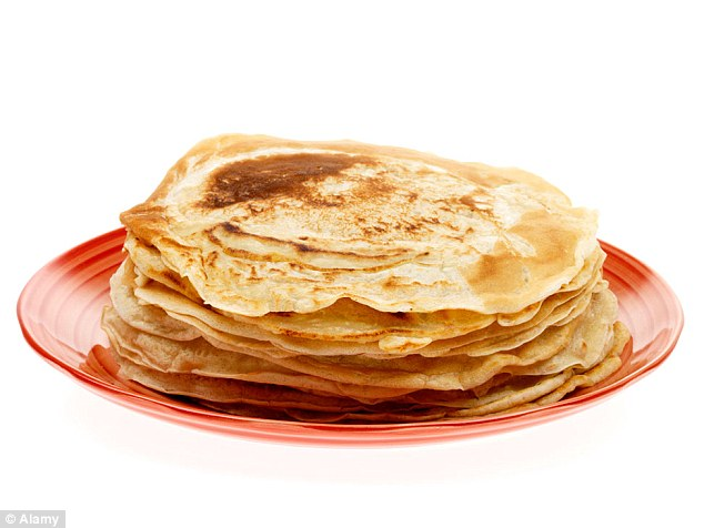 Блины на прозрачном фоне