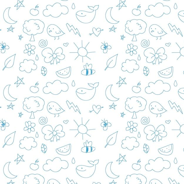 Фоновый узор детский сайт