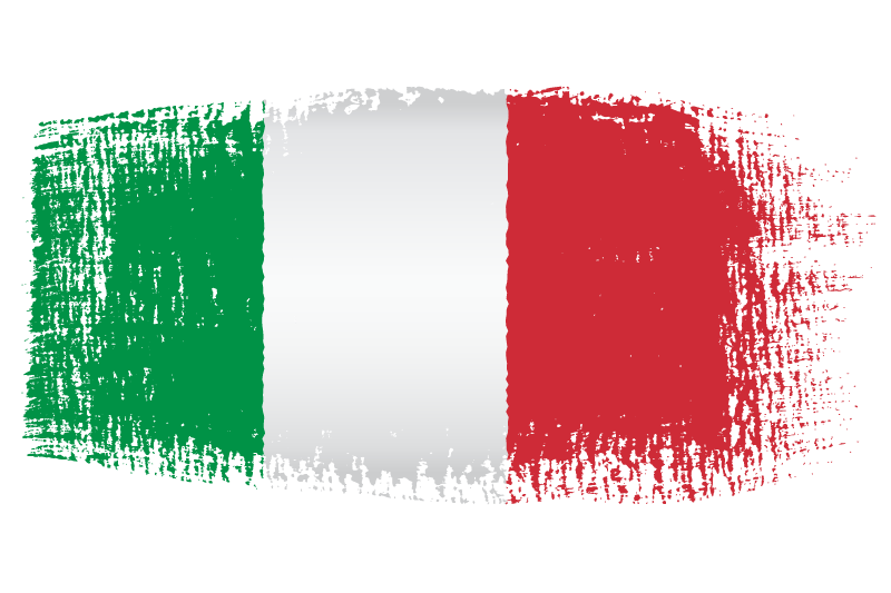 Флаг Италии в Италии