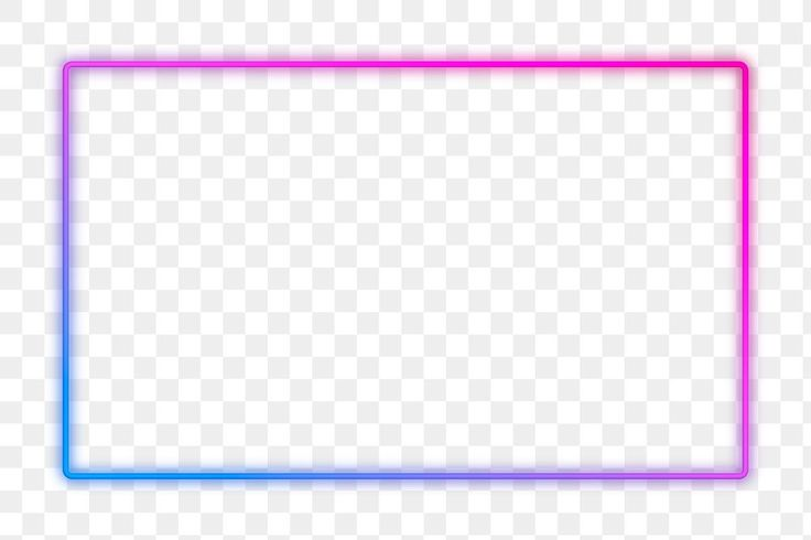 Неоновая рамка
