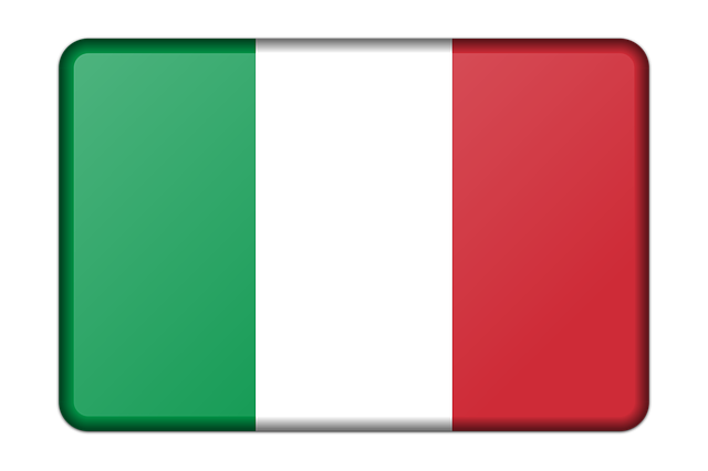 Флаг Италии в Италии