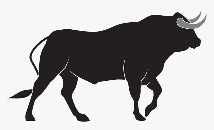 Бык сбоку логотип