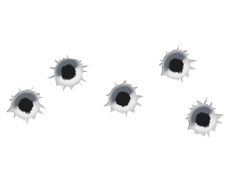 Следы от пуль