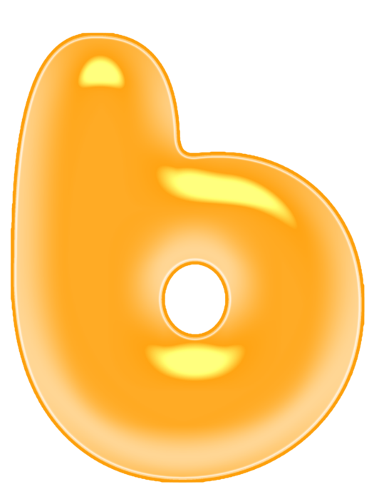 Буква ь желтая