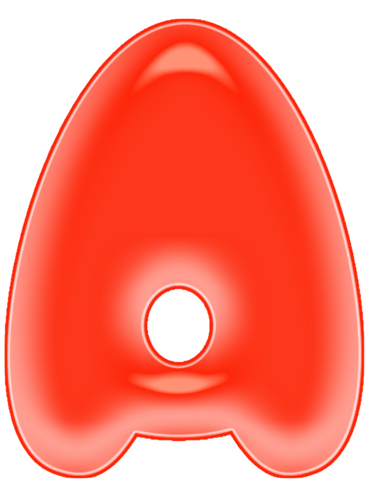 Круглые буквы