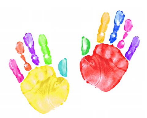 Цветные Отпечатки ручек