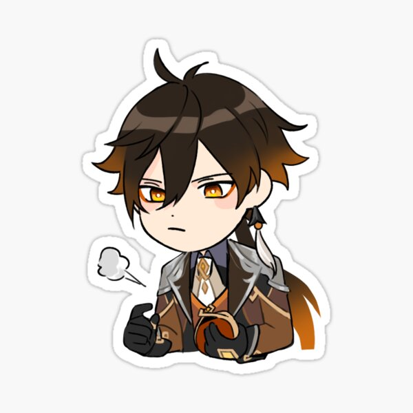 Стикеры Геншин Импакт Чжун ли