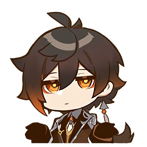 Стикеры Геншин Импакт Чиби