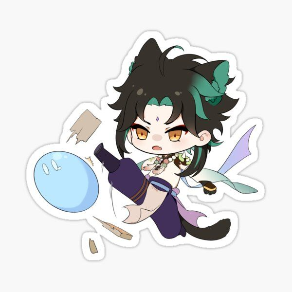 Геншин Импакт арты Сяо Чиби