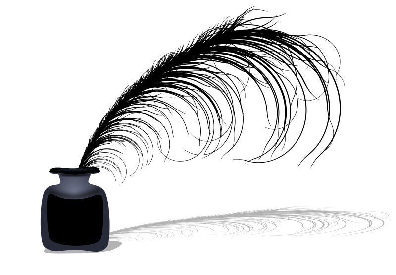 Перо и чернильница