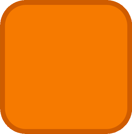 Знак оранжевый квадрат