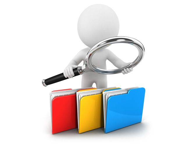 Человечек с папкой