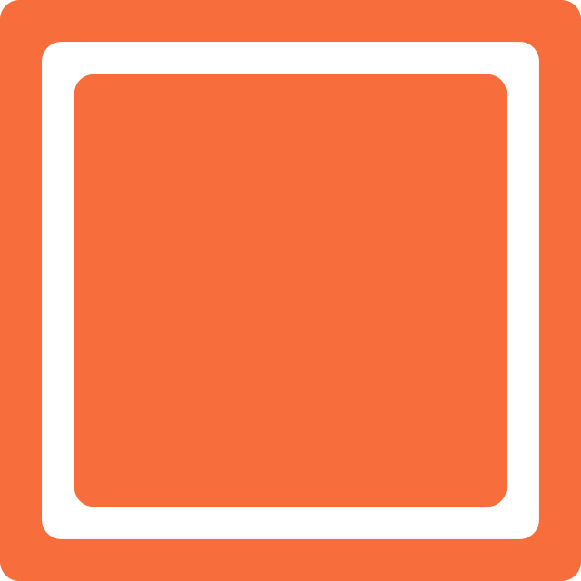 Цветной оранжевый квадрат