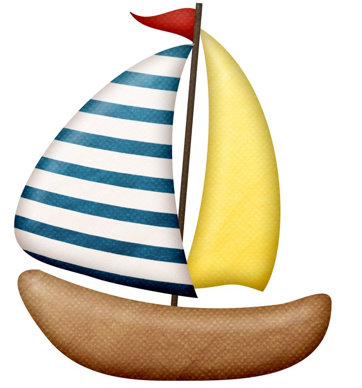Кораблик на белом фоне