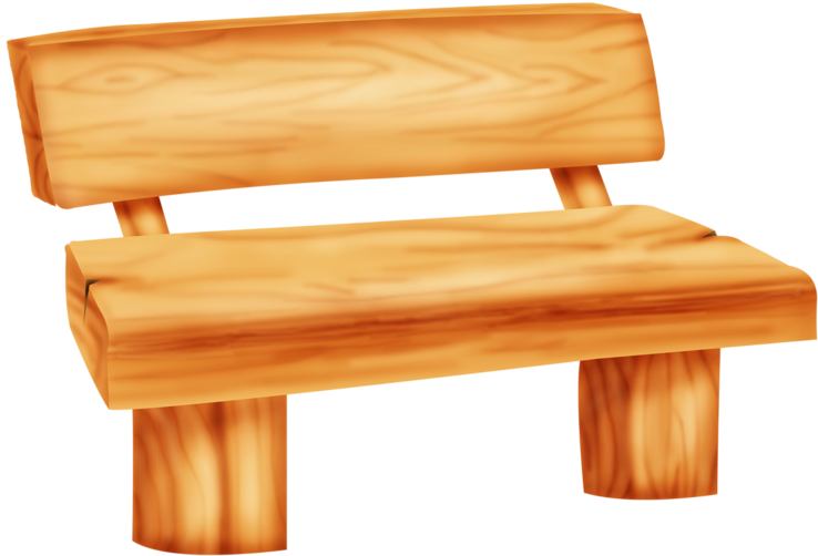 Скамейка детская деревянная