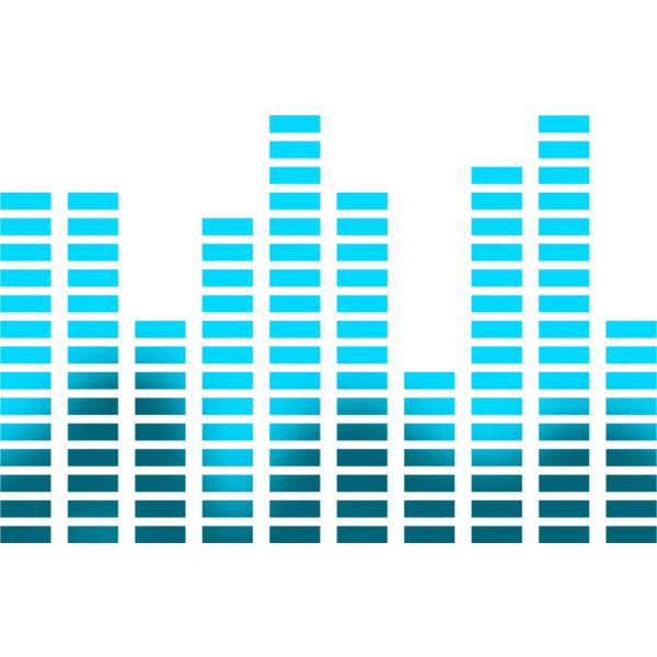 Эквалайзер на белом фоне