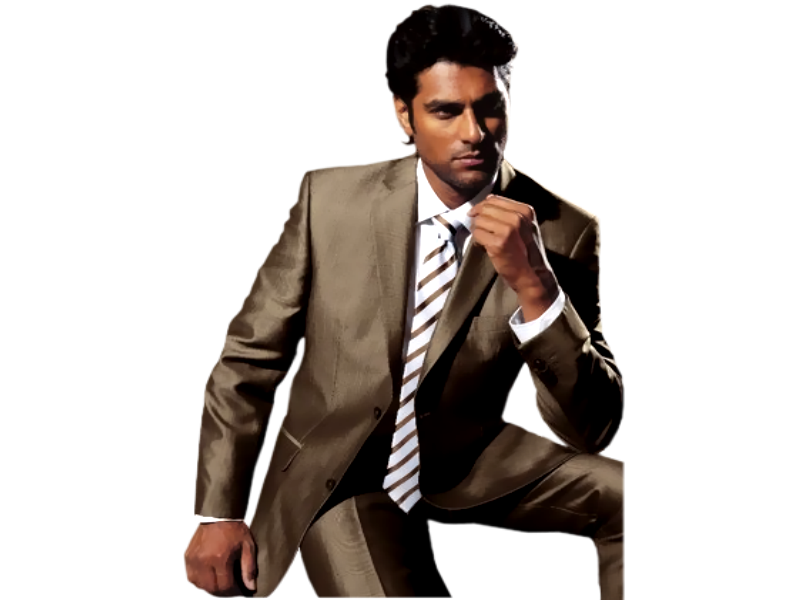 Мужик на прозрачном фоне