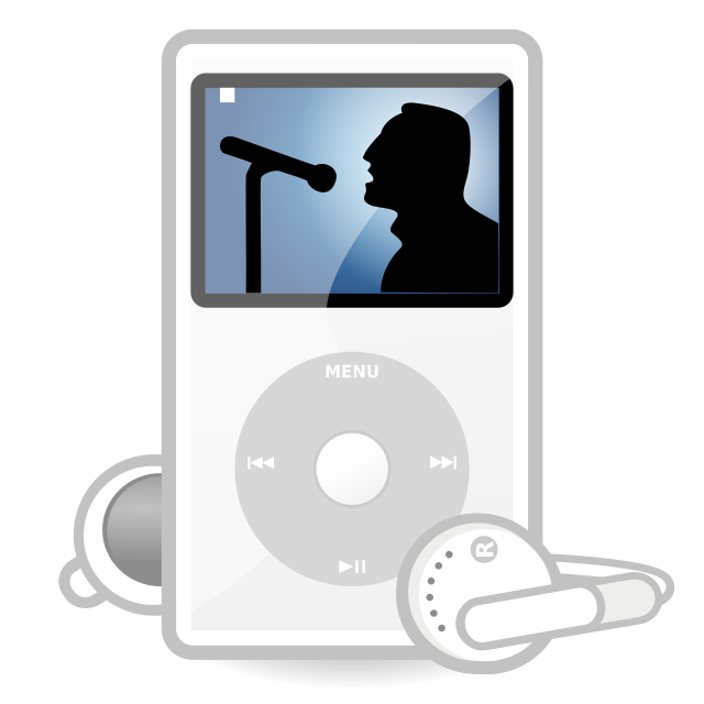 Mp3 плеер белый