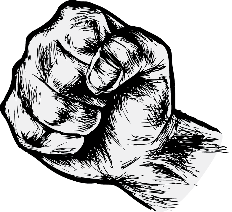 Кулак рисунок