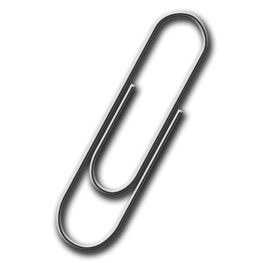 Скрепка без фона