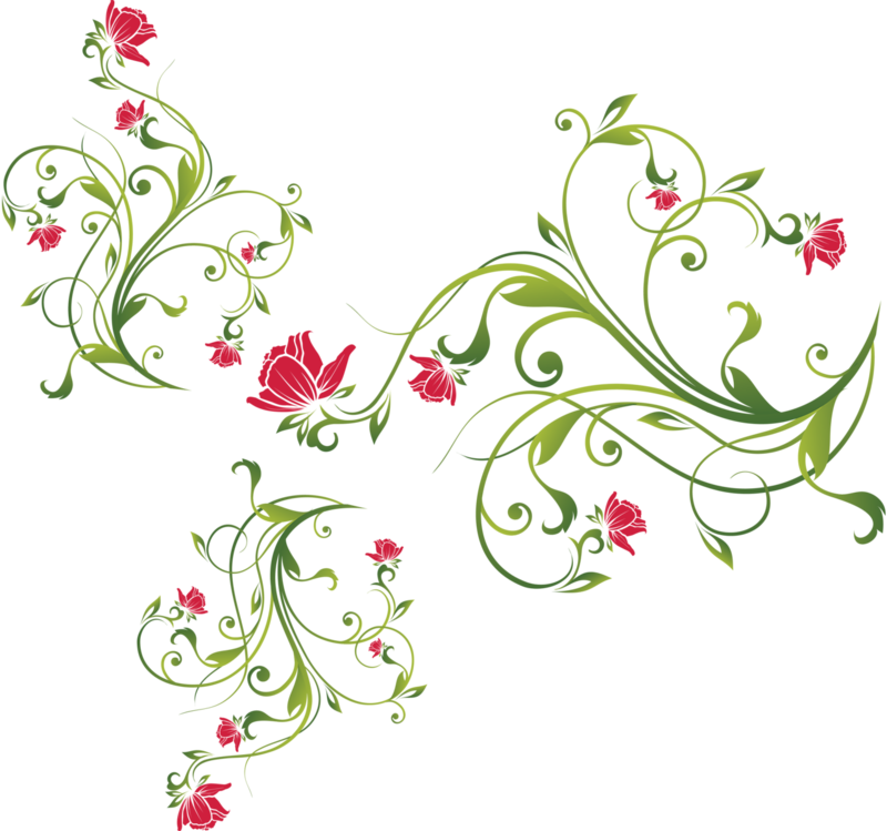 Орнамент цветы