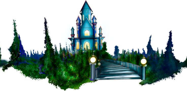 Замок клипарт на прозрачном фоне