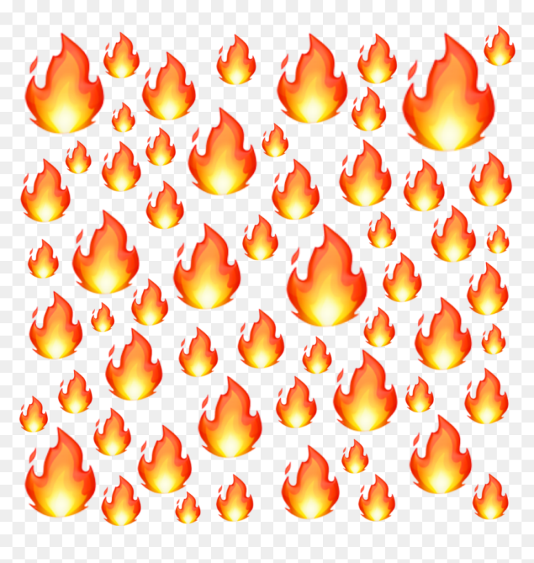 Эмодзи огонек