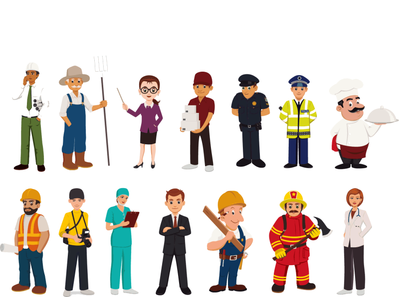 Разные профессии картинки