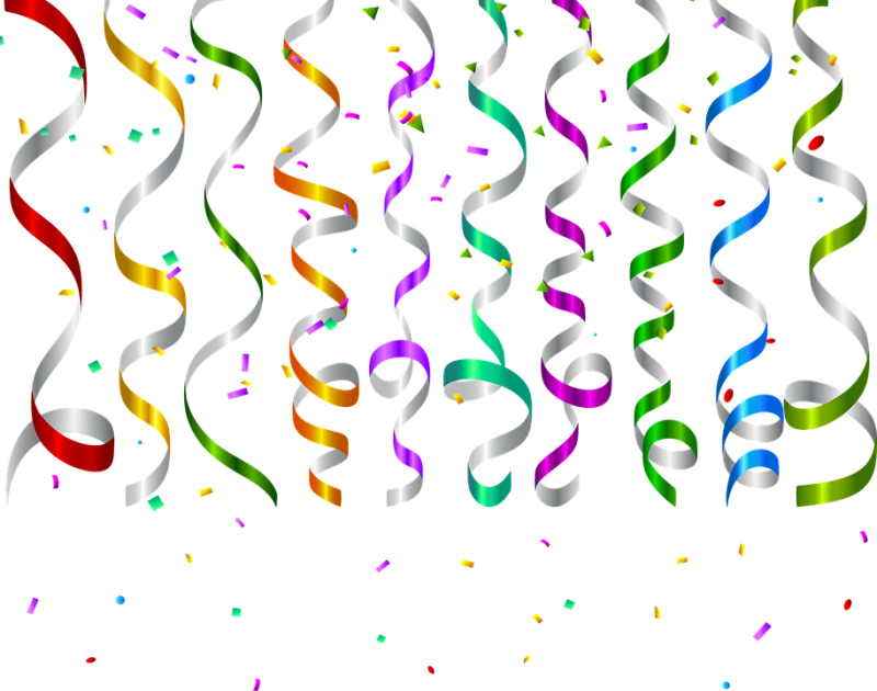 Серпантин праздничный