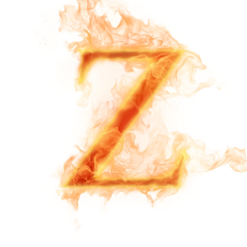 Огненная буква z