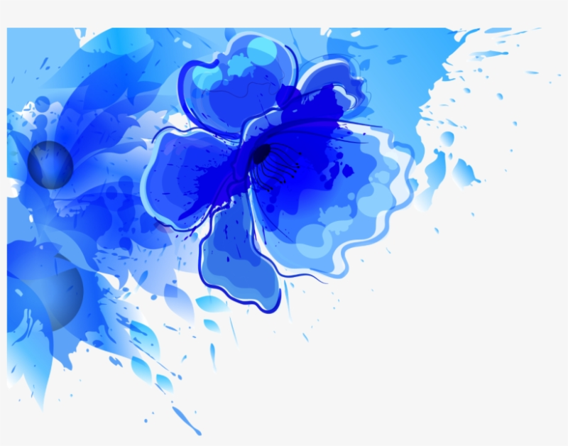 Синие цветы