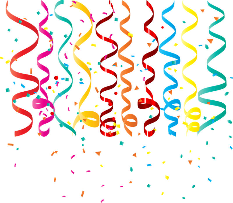 Новогодний серпантин.