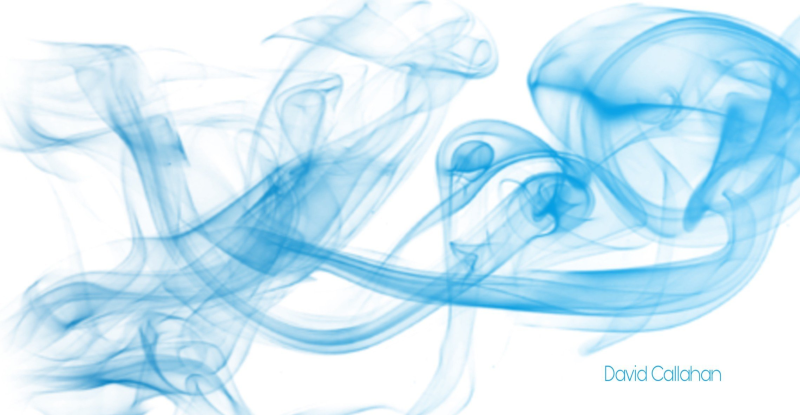 Абстрактный дым на белом фоне