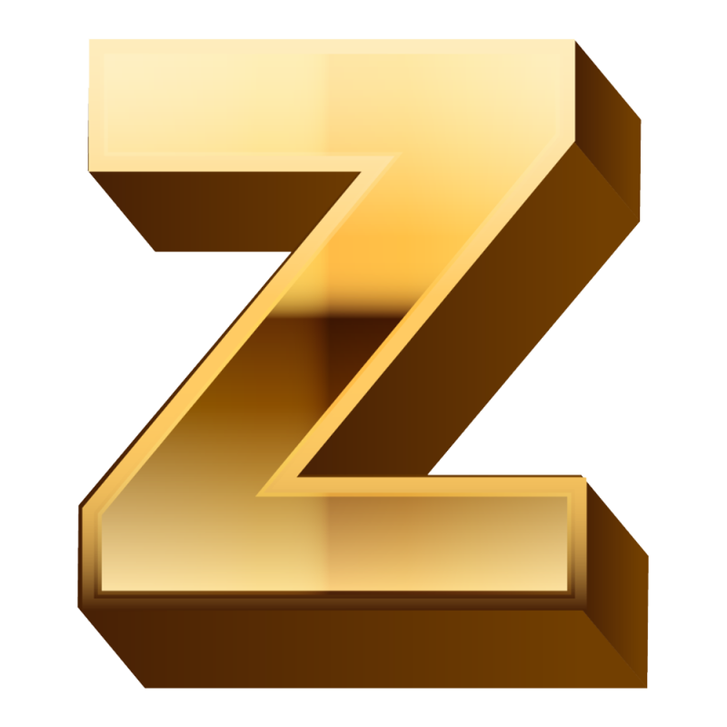 Буква z трехмерная