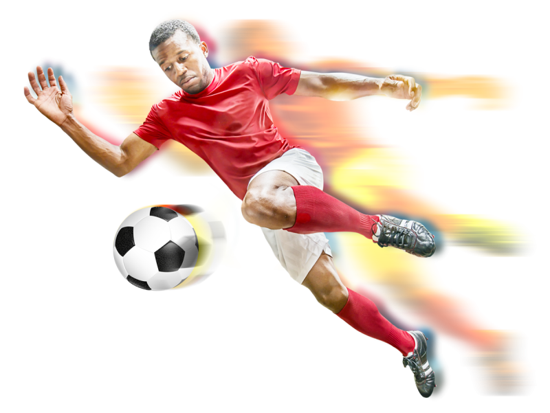 Футбол на белом фоне