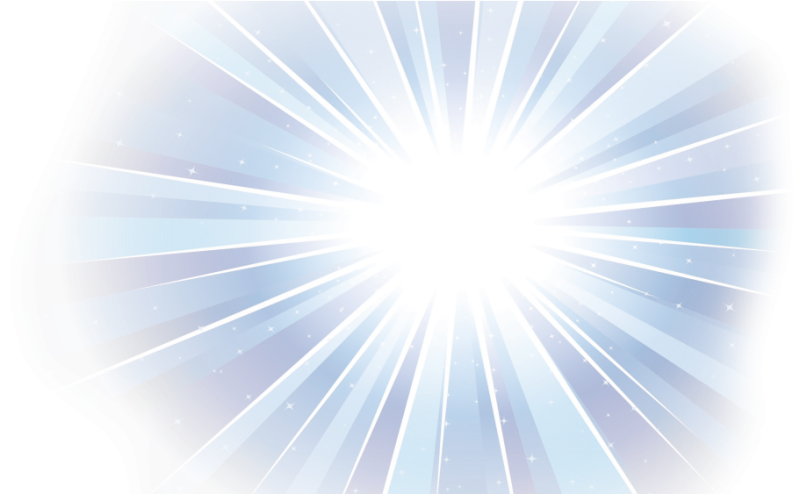 Световые лучи на прозрачном фоне