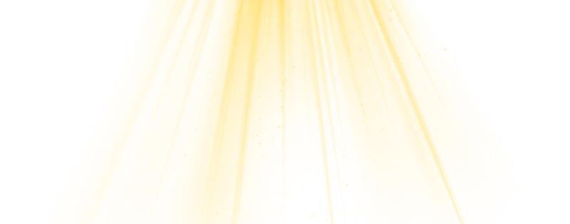 Лучи солнца без фона