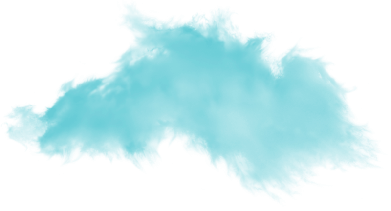 Голубая дымка на прозрачном фоне