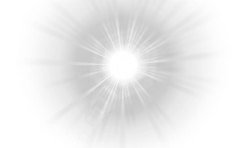 Лучи солнца на белом фоне