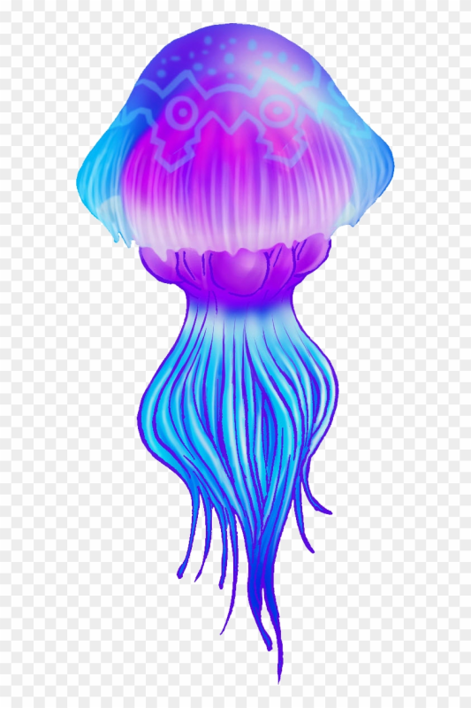 Медуза мультяшная