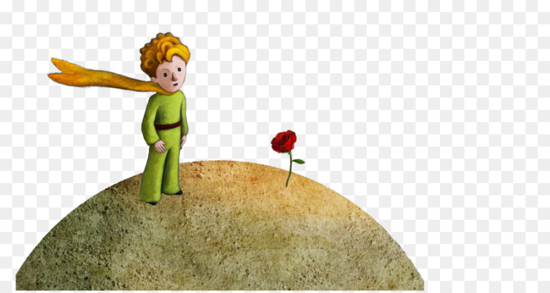 Маленький принц на прозрачном фоне