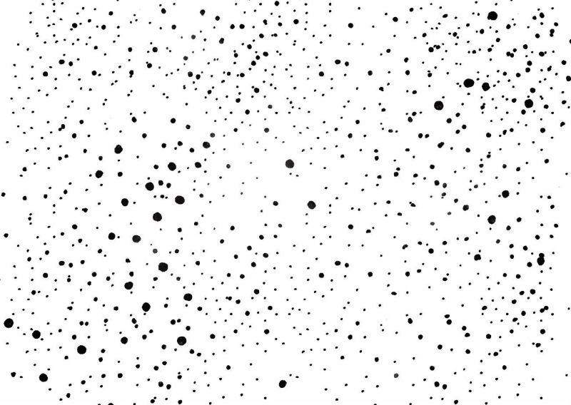 Чёрный фон с белыми точками