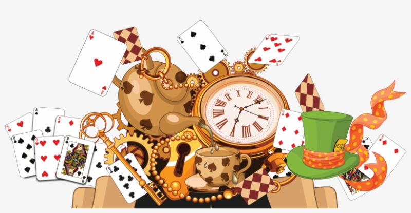 Алиса в стране чудес вектор