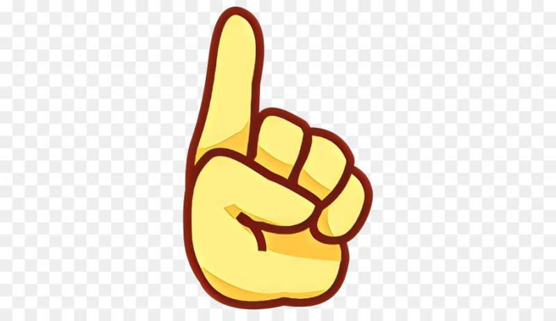 Указательный палец вверх