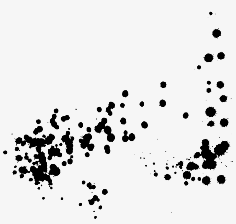 Черное пятно на прозрачном фоне